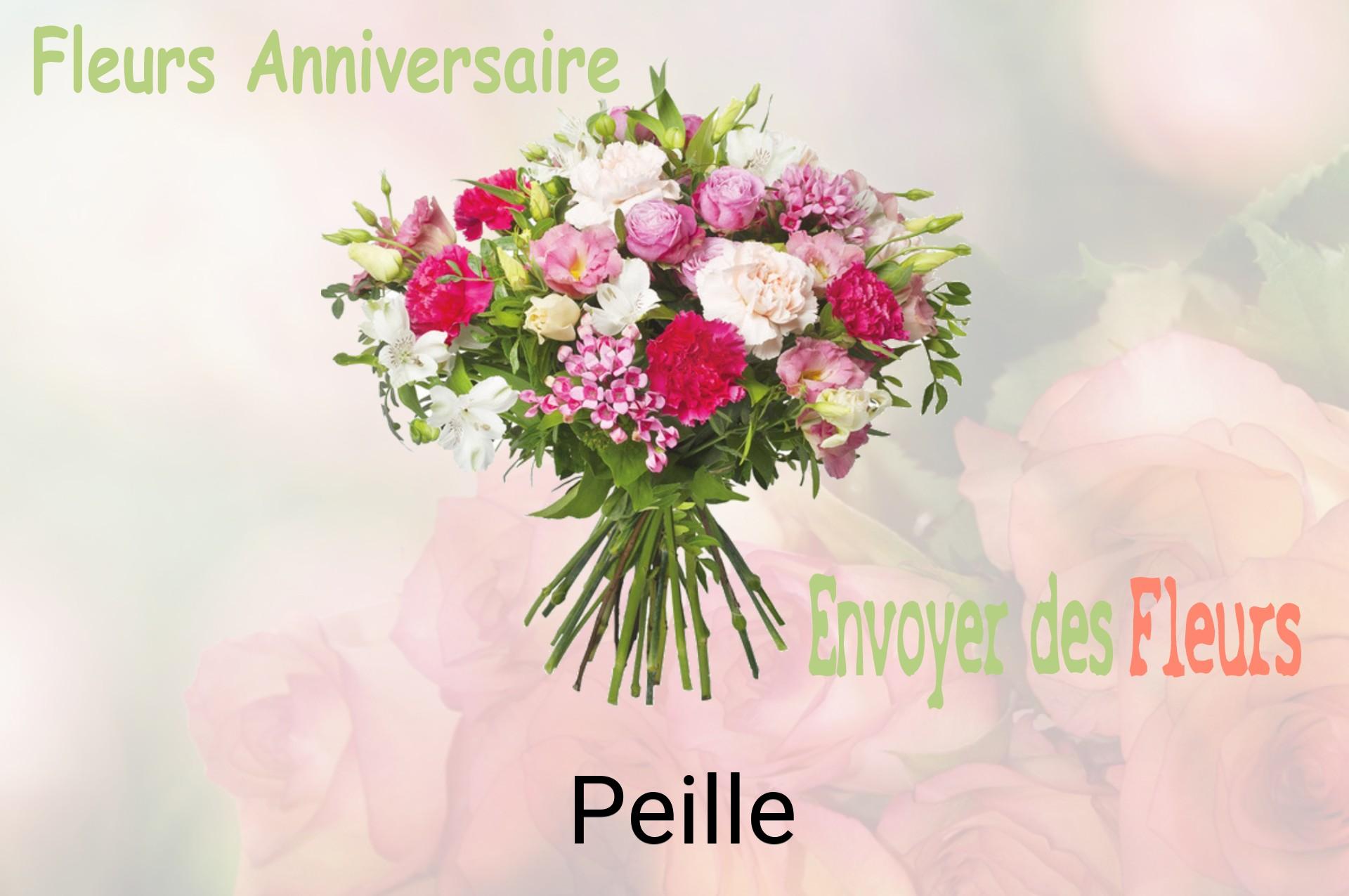Bouquet de fleurs d’anniversaire livré à Peille
