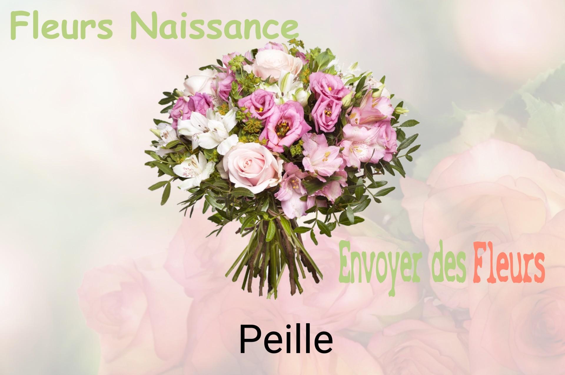 Bouquet de fleurs de naissance livré à Peille