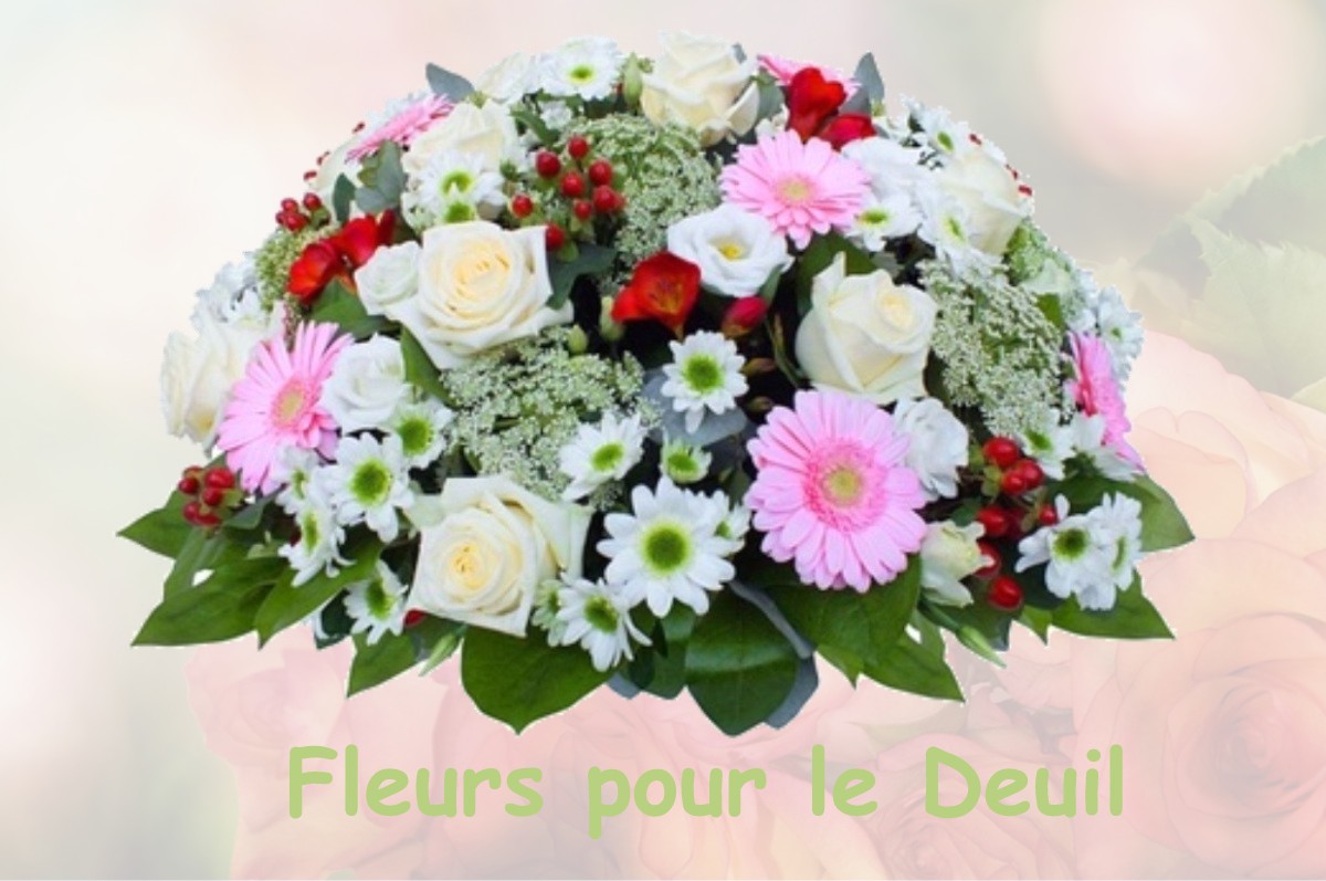 fleurs deuil PEILLE